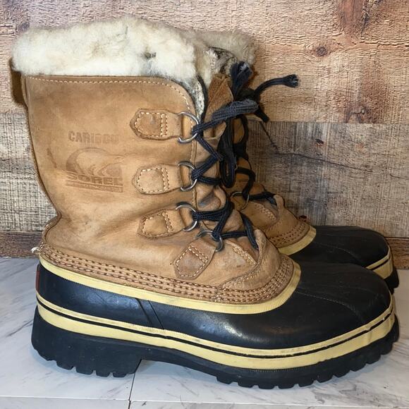 Sorel Caribou Leather Snow Boots Size 9 main image 14
